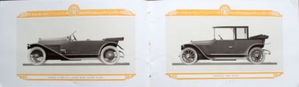 Gauthier Automobiles Modelprogram 1919 Carbrochure (7916)